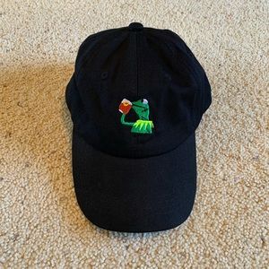 Kermit Sipping Tea Dad Hat